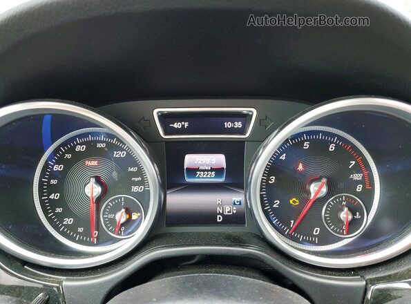 4JGDA5HB1JB108453 2018 MERCEDES-BENZ GLE Черный Вид щитка приборов