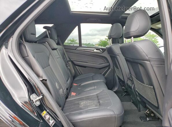 4JGDA5HB1JB108453 2018 MERCEDES-BENZ GLE Черный Вид задней части салона
