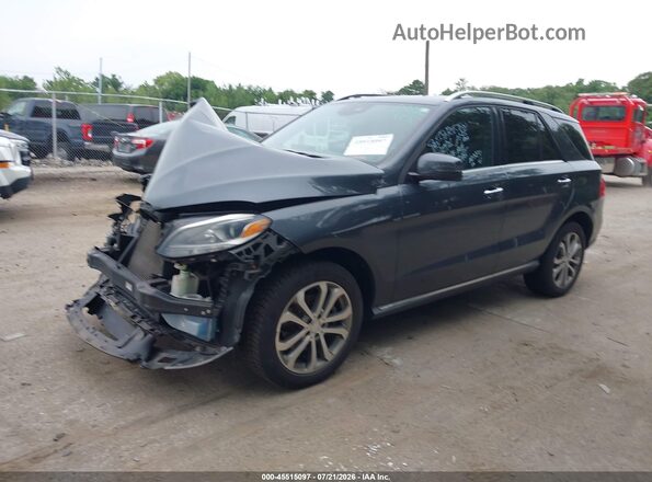 4JGDA5HB2GA631835 2016 MERCEDES-BENZ GLE 350 Blue Przód lewy