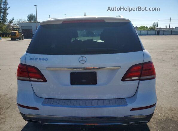 4JGDA5HB2GA731658 2016 MERCEDES-BENZ GLE White Vista trasera