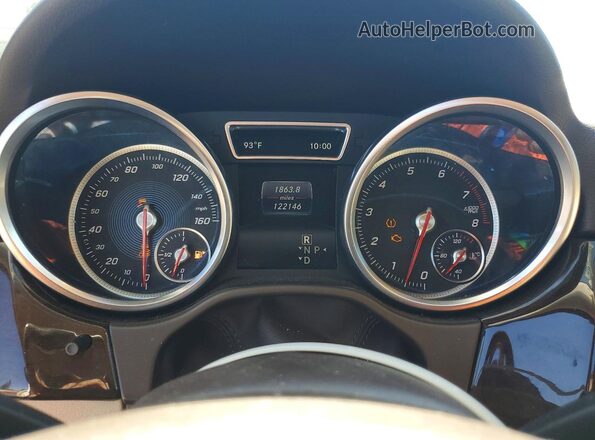 4JGDA5HB2GA731658 2016 MERCEDES-BENZ GLE White Vista del cuadro de instrumentos