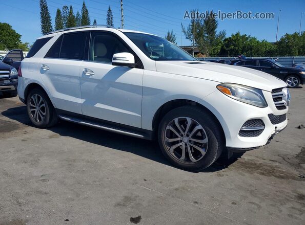 4JGDA5HB2GA731658 2016 MERCEDES-BENZ GLE White Delantero derecho