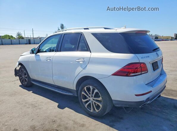 4JGDA5HB2GA731658 2016 MERCEDES-BENZ GLE White Trasero izquierdo