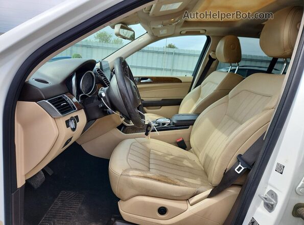 4JGDA5HB2GA734317 2016 MERCEDES-BENZ GLE White Vista interior delantera
