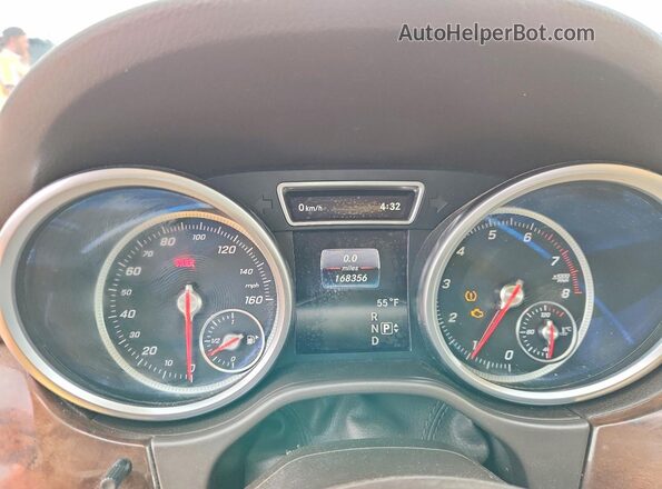 4JGDA5HB2GA734317 2016 MERCEDES-BENZ GLE White Vista del cuadro de instrumentos