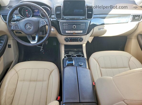4JGDA5HB2GA751862 2016 MERCEDES-BENZ GLE White Widok deski rozdzielczej