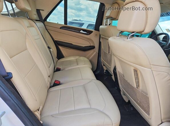 4JGDA5HB2HA818896 2017 MERCEDES-BENZ GLE White Widok tylnych siedzeń