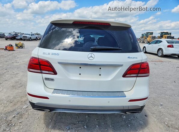 4JGDA5HB2HA818896 2017 MERCEDES-BENZ GLE White Widok z tyłu