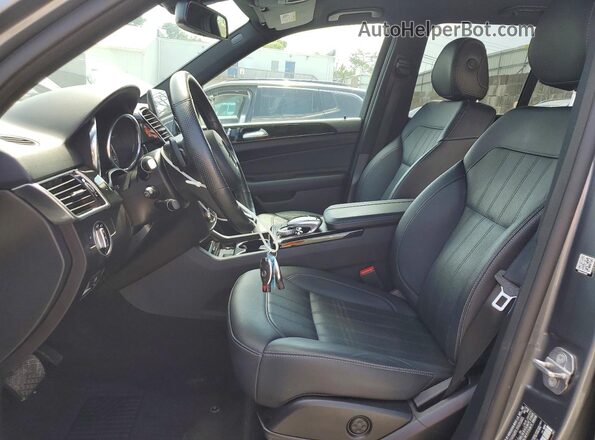 4JGDA5HB2JB147522 2018 MERCEDES-BENZ GLE Серый Вид салона спереди