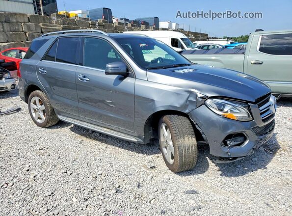 4JGDA5HB2JB147522 2018 MERCEDES-BENZ GLE Серый Передняя правая четверть