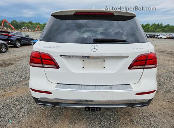 4JGDA5HB2JB186546 2018 MERCEDES-BENZ GLE White Widok z tyłu