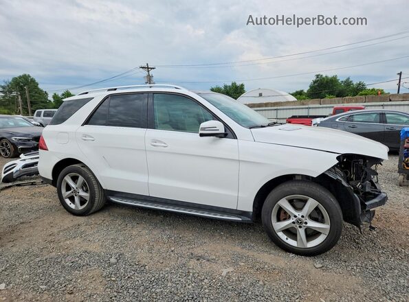 4JGDA5HB2JB186546 2018 MERCEDES-BENZ GLE White Przód prawy