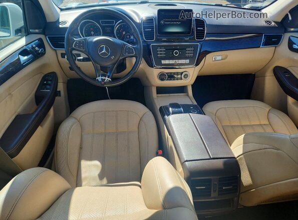 4JGDA5HB3GA634307 2016 MERCEDES-BENZ GLE White წინა პანელის ხედი