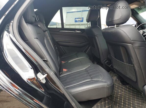 4JGDA5HB3GA700225 2016 MERCEDES-BENZ GLE Черный Вид задней части салона