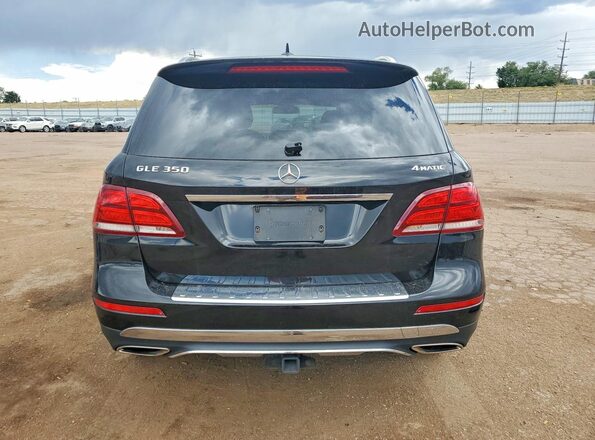 4JGDA5HB3GA700225 2016 MERCEDES-BENZ GLE Черный Вид сзади