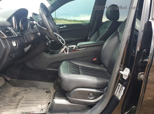 4JGDA5HB3GA700225 2016 MERCEDES-BENZ GLE Черный Вид салона спереди