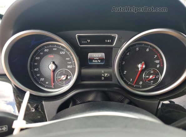4JGDA5HB3GA700225 2016 MERCEDES-BENZ GLE Черный Вид щитка приборов