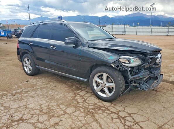 4JGDA5HB3GA700225 2016 MERCEDES-BENZ GLE Черный Передняя правая четверть