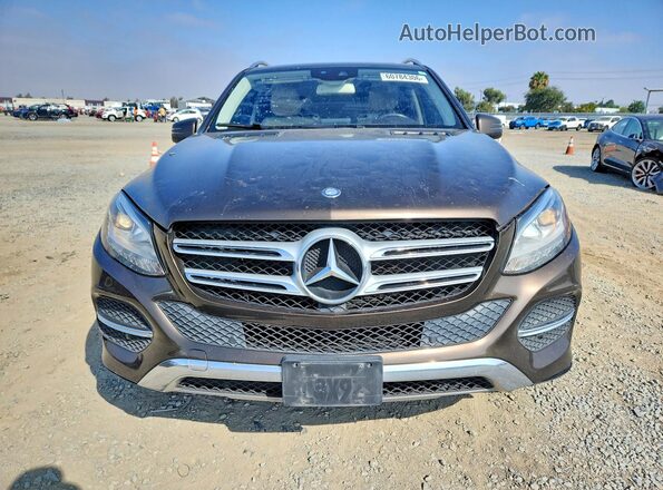 4JGDA5HB3GA807047 2016 MERCEDES-BENZ GLE Коричневый Вид спереди