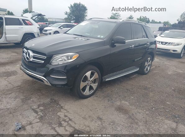 4JGDA5HB3HA890223 2017 MERCEDES-BENZ GLE 350 Черный Передняя левая четверть