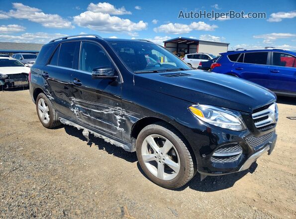 4JGDA5HB3HA939601 2017 MERCEDES-BENZ GLE Черный Передняя правая четверть