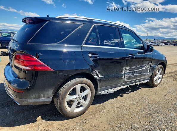 4JGDA5HB3HA939601 2017 MERCEDES-BENZ GLE Черный Задняя правая четверть