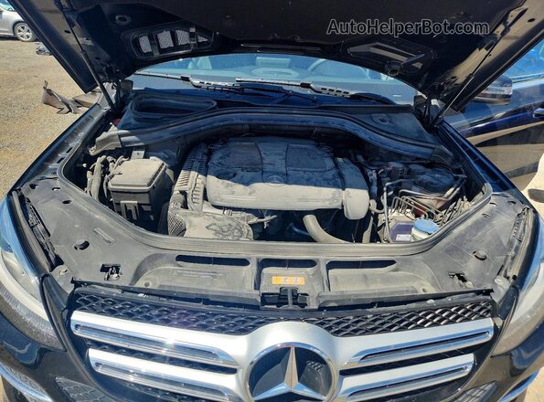 4JGDA5HB3HA939601 2017 MERCEDES-BENZ GLE Черный Вид задней части салона