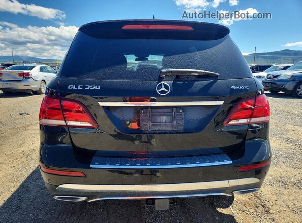 4JGDA5HB3HA939601 2017 MERCEDES-BENZ GLE Черный Вид сзади