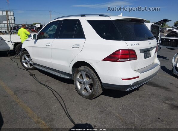 4JGDA5HB3JB137257 2018 MERCEDES-BENZ GLE 350 Белый Задняя левая четверть