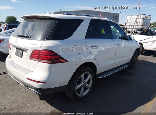 4JGDA5HB3JB137257 2018 MERCEDES-BENZ GLE 350 Белый Задняя правая четверть