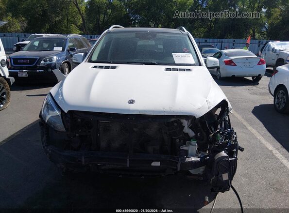 4JGDA5HB3JB137257 2018 MERCEDES-BENZ GLE 350 Белый Вид задней части салона