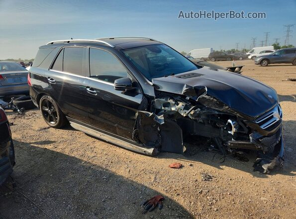4JGDA5HB4GA626118 2016 MERCEDES-BENZ GLE Black Передня права чверть