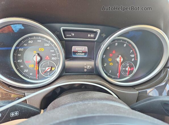 4JGDA5HB4GA626118 2016 MERCEDES-BENZ GLE Black Вид щитка приладів