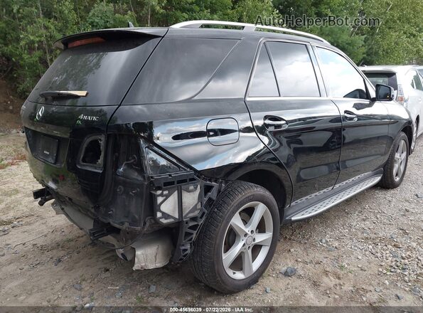 4JGDA5HB4GA718121 2016 MERCEDES-BENZ GLE 350 Black Trasero derecho
