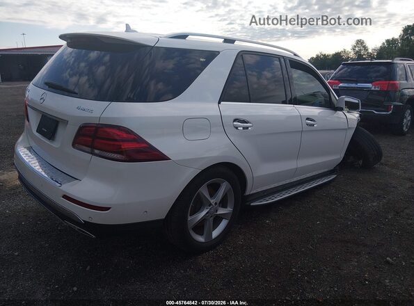 4JGDA5HB4GA720273 2016 MERCEDES-BENZ GLE 350 White უკანა მარჯვენა
