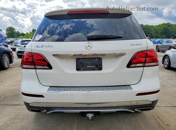 4JGDA5HB4HA820245 2017 MERCEDES-BENZ GLE White უკანა ხედი