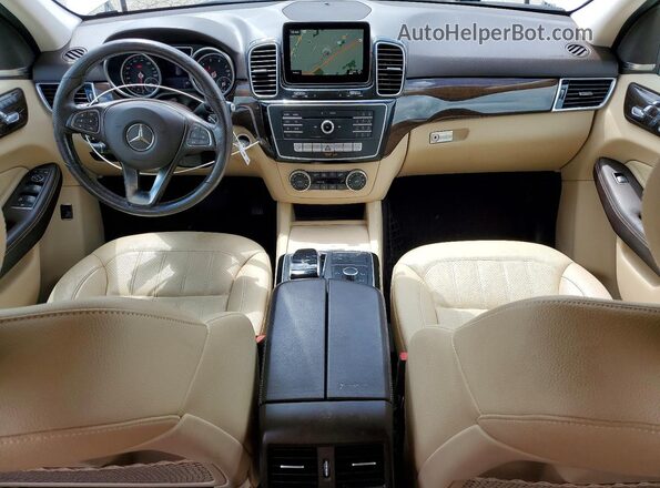 4JGDA5HB4HA820245 2017 MERCEDES-BENZ GLE White წინა პანელის ხედი
