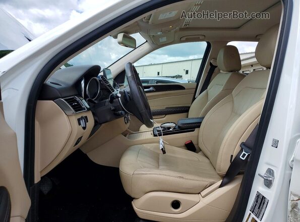 4JGDA5HB4HA820245 2017 MERCEDES-BENZ GLE White წინა სალონის ხედი