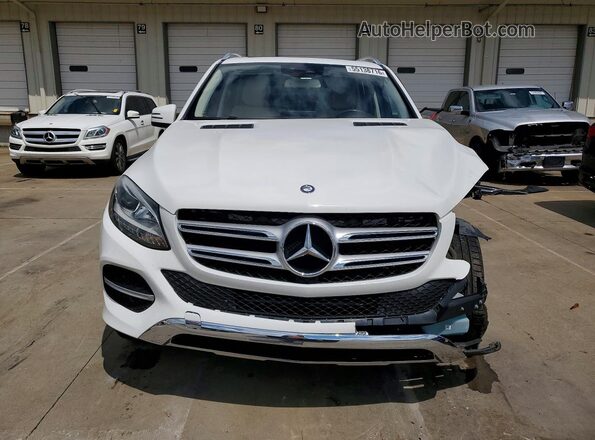 4JGDA5HB4HA820245 2017 MERCEDES-BENZ GLE White წინა ხედი
