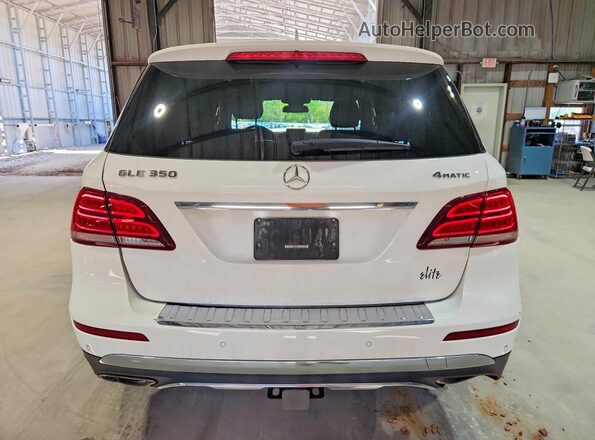 4JGDA5HB4HA882664 2017 MERCEDES-BENZ GLE White Вид ззаду