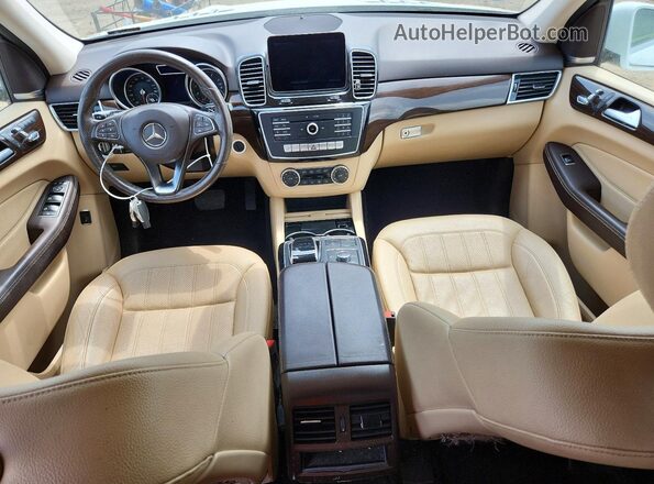 4JGDA5HB4HA908695 2017 MERCEDES-BENZ GLE White Vista del salpicadero