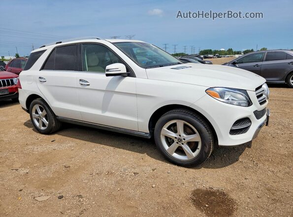 4JGDA5HB4HA908695 2017 MERCEDES-BENZ GLE White Delantero derecho
