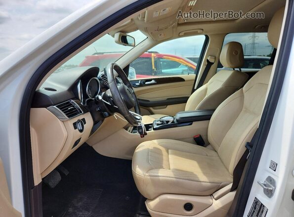 4JGDA5HB4HA908695 2017 MERCEDES-BENZ GLE White Vista interior delantera
