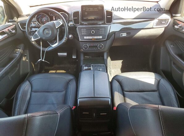 4JGDA5HB4HA928168 2017 MERCEDES-BENZ GLE Red Dashboard view