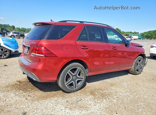 4JGDA5HB4HA928168 2017 MERCEDES-BENZ GLE Red Rear right