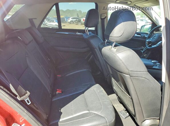 4JGDA5HB4HA928168 2017 MERCEDES-BENZ GLE Red Rear interior view