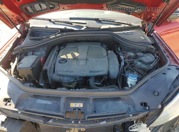 4JGDA5HB4HA928168 2017 MERCEDES-BENZ GLE Red Engine compartment view