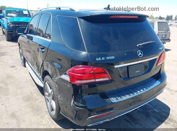4JGDA5HB4HA973272 2017 MERCEDES-BENZ GLE 350 Черный Задняя левая четверть