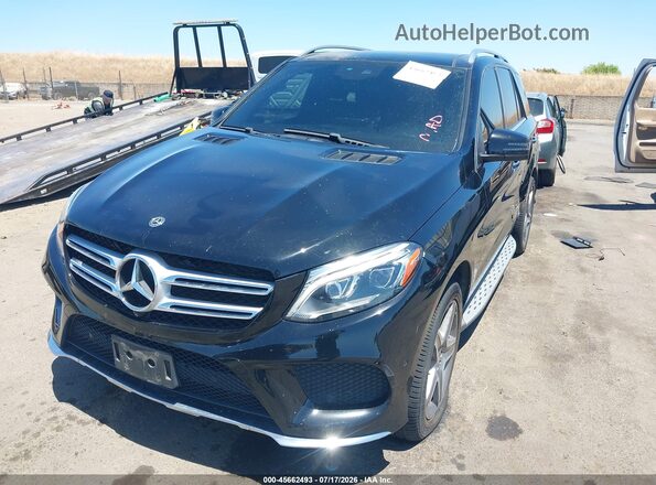 4JGDA5HB4HA973272 2017 MERCEDES-BENZ GLE 350 Черный Передняя левая четверть