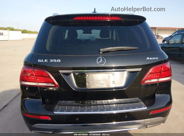 4JGDA5HB5GA632557 2016 MERCEDES-BENZ GLE 350 Black 